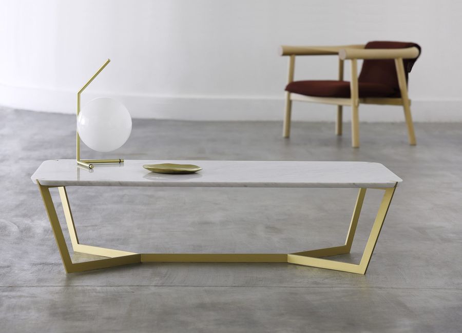 Дизайнерский стол COEDITION Star coffee table, golden GA4 / GA44