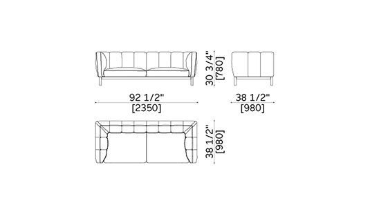 Дизайнерский диван LEMA Warp