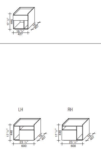 Дизайнерская тумба LEMA Tip