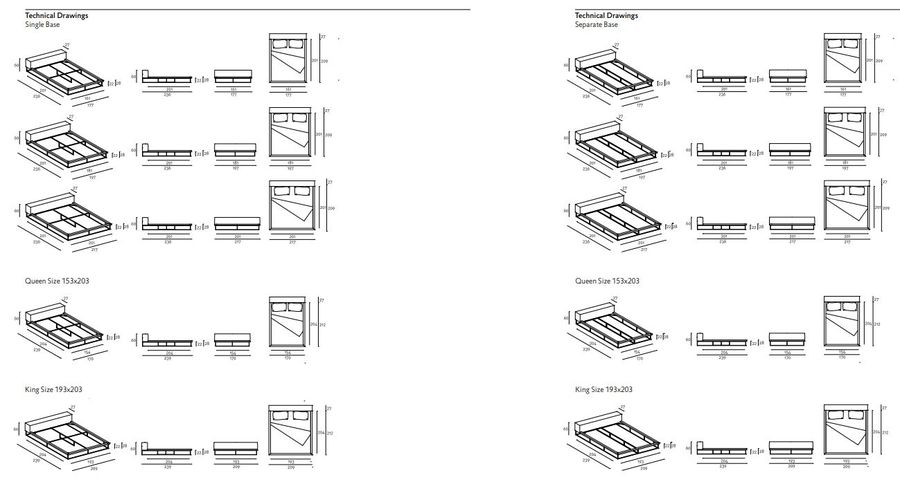 Мягкая кровать Living Divani Ile Bed