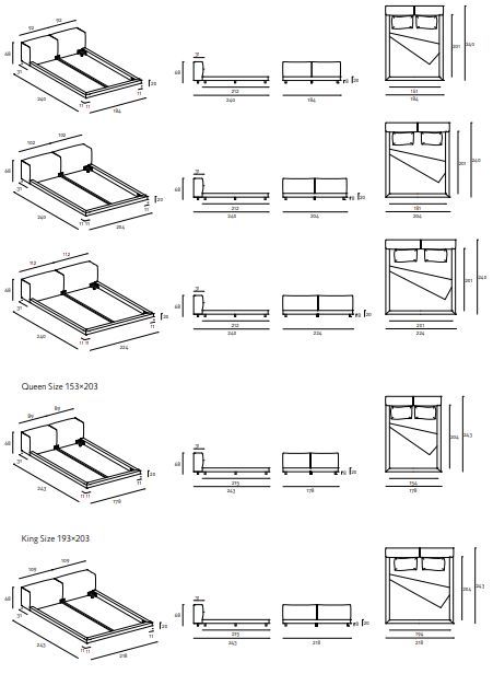 Мягкая кровать Living Divani Softwall Bed