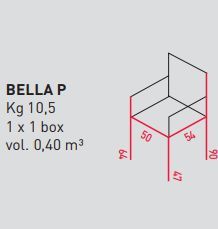 Стул с подлокотниками Airnova Bella P