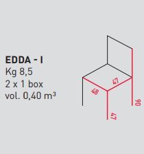 Мягкий стул Airnova Edda - I