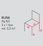 Дизайнерский стул Airnova Elisa