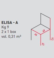 Дизайнерский стул Airnova Elisa - A