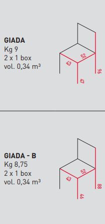 Современный стул Airnova Giada / Giada - B