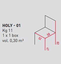 Дизайнерский стул Airnova Holy - 01