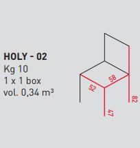 Дизайнерский стул Airnova Holy - 02