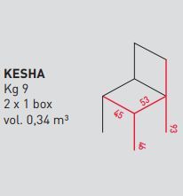 Современный стул Airnova Kesha