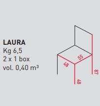 Мягкий стул Airnova Laura