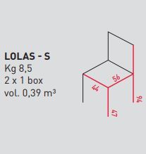 Дизайнерский стул Airnova Lolas - S