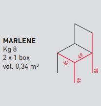 Мягкий стул Airnova Marlene