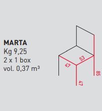 Кожаной стул Airnova Marta