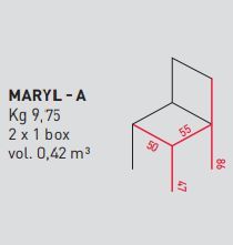 Обеденный стул Airnova Maryl - A