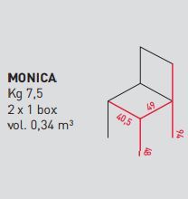 Высокий стул Airnova Monica