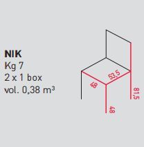 Деревянный стул Airnova Nik