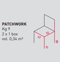 Стильный стул Airnova Patchwork