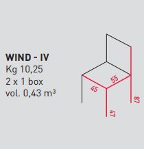 Обеденный стул Airnova Wind - IV