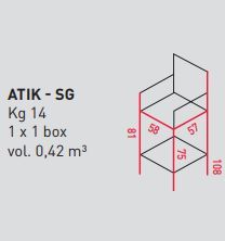 Дизайнерский стул Airnova Atik - SG