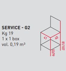 Дизайнерский стул Airnova Service - G2