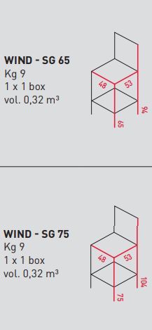 Дизайнерский стул Airnova Wind - SG