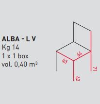 Дизайнерское кресло Airnova Alba - L V