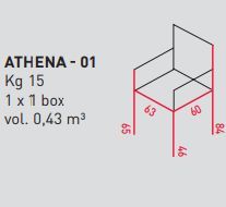 Стильное кресло Airnova Athena - 01