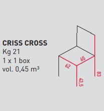 Кожаное кресло Airnova Criss Cross