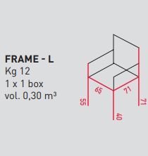 Дизайнерское кресло Airnova Frame - L