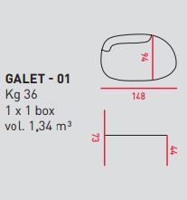 Удобное кресло Airnova Galet - 01