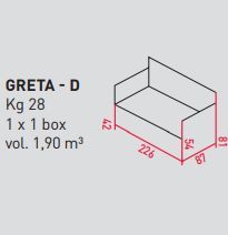 Дизайнерский диван Airnova Greta - D