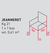 Оригинальное кресло Airnova Jeanneret