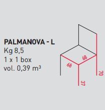 Дизайнерское кресло Airnova Palmanova - L