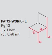 Кожаное кресло Airnova Patchwork - L