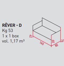 Трехместный диван Airnova Rêver - D