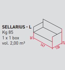 Дизайнерский диван Airnova Sellarius - L