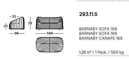 Дизайнерский диван Sancal Barnaby