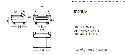 Дизайнерское кресло Sancal DB