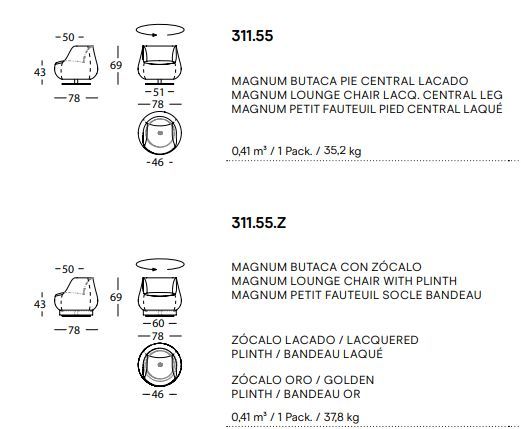 Дизайнерский стул Sancal Magnum