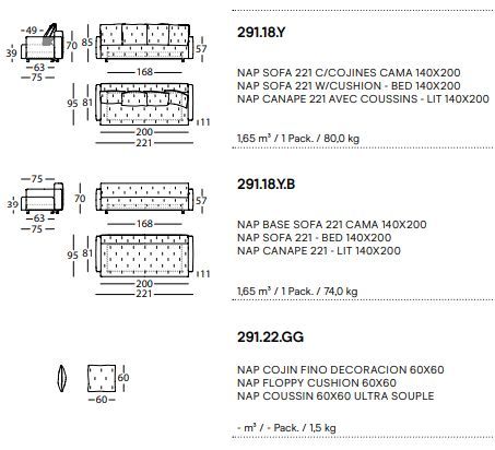 Диван-кровать Sancal Nap