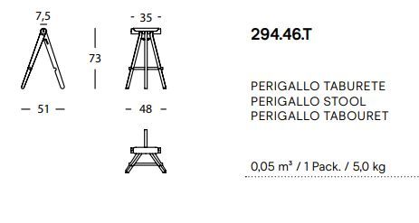 Барный табурет Sancal Perigallo