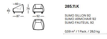 Дизайнерское кресло Sancal Sumo