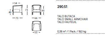 Мягкое кресло Sancal Talo