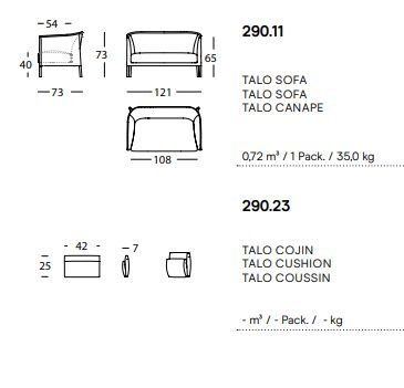 Дизайнерский диван Sancal Talo