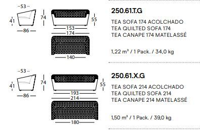 Современный диван Sancal Tea