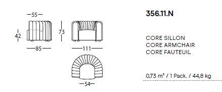 Стильное кресло Sancal Core