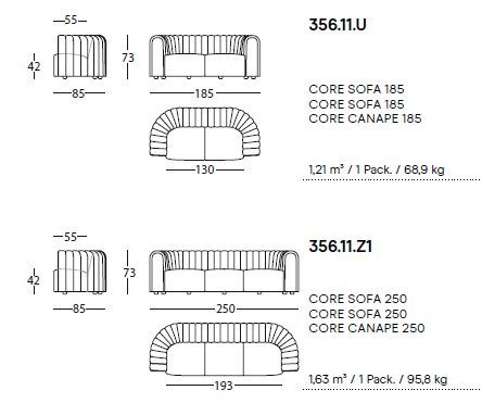 Дизайнерский диван Sancal Core