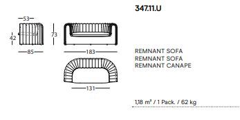 Удобный диван Sancal Remnant