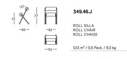 Дизайнерский стул Sancal Roll