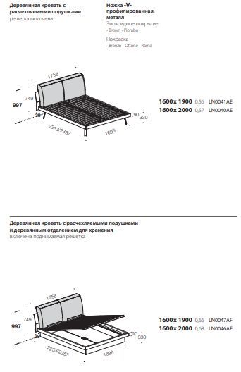 Современная кровать Sangiacomo Abbraccio Grafic